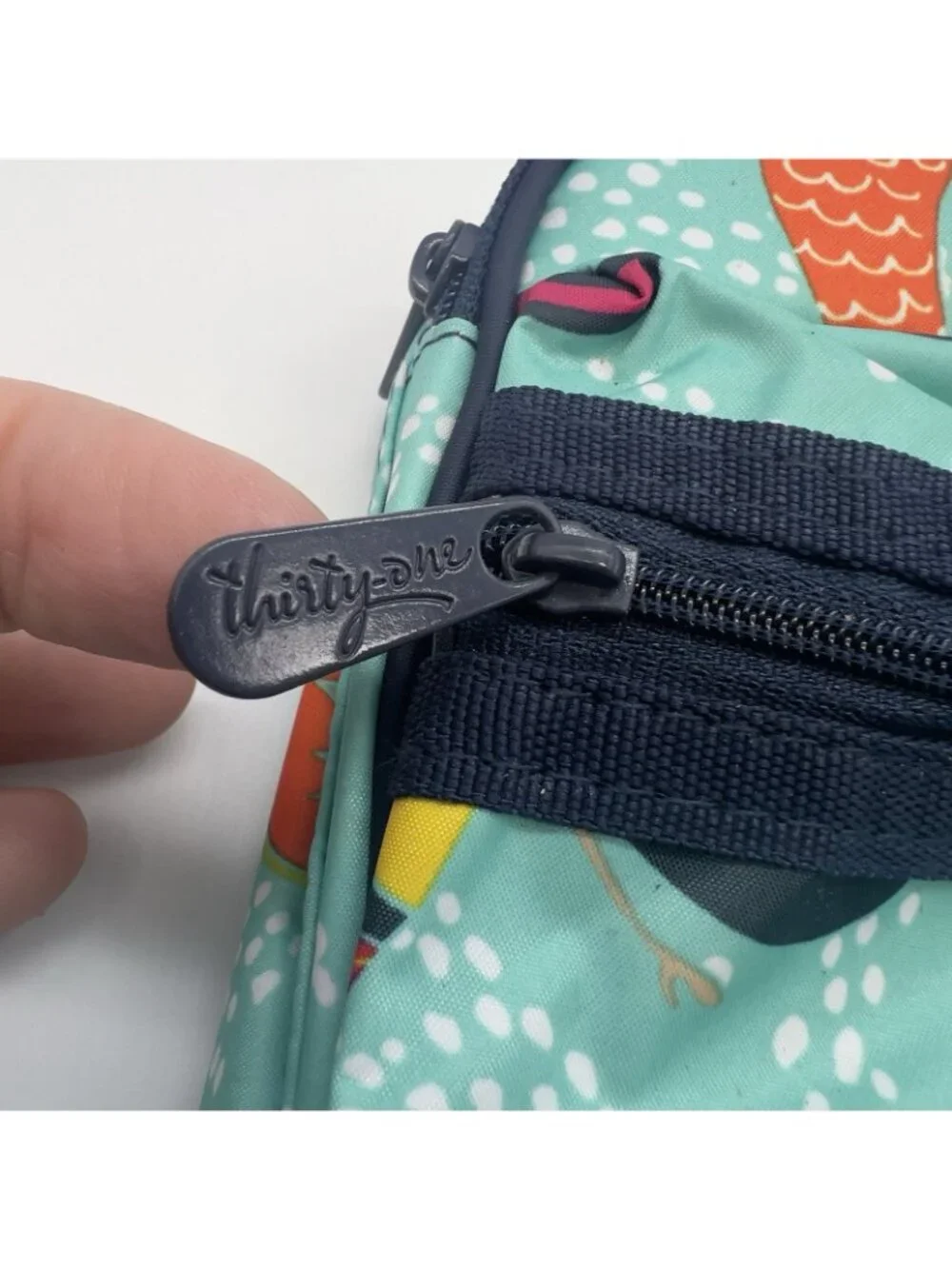 New Thirty One 31 Lunch Buddy Thermal Mermaid Lagoon Insulated Lunchbox Bag Teal